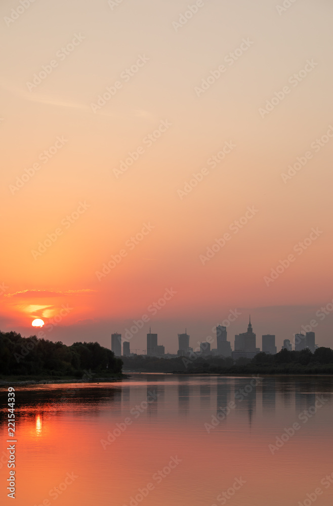Sunset over Warsaw_2