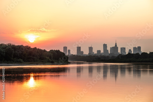 Sunset over Warsaw_1