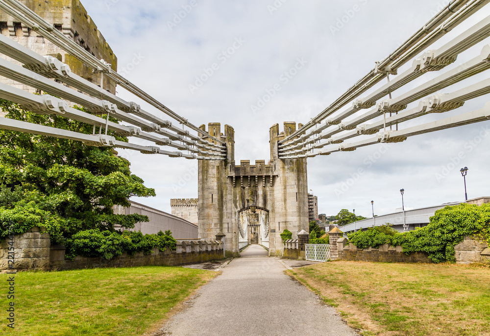 Conwy Castle and Conwy Suspension Bridge, UNESCO World Heritage site