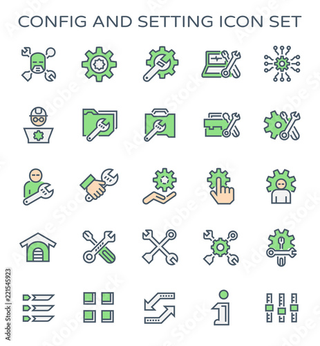 config setting icon