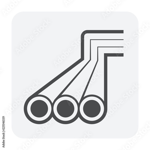 pipeline construction icon