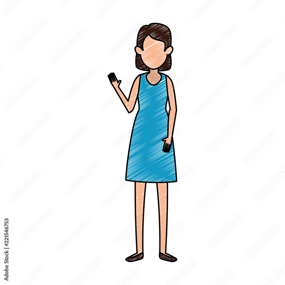 beautiful and young woman character beautiful and young woman character