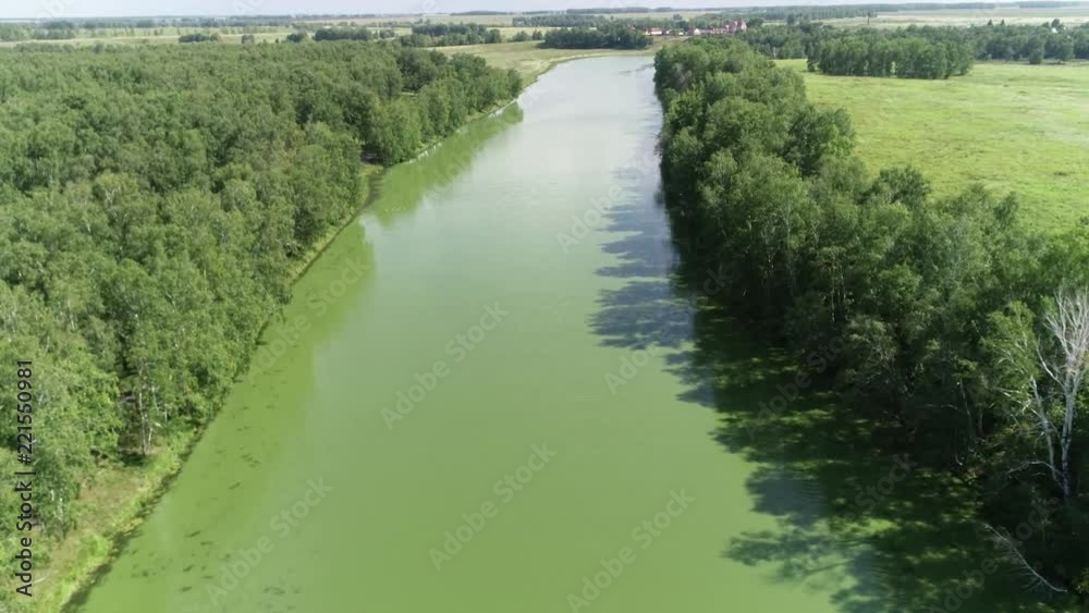 Delightful landscape in the beginning of autumn. Aerial view. Delightful landscape in the beginning of autumn. Aerial view.