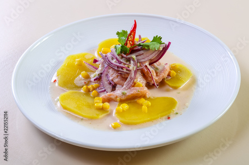 Ceviche with salmon
