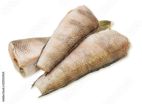 three pieces of fish nototenia photo