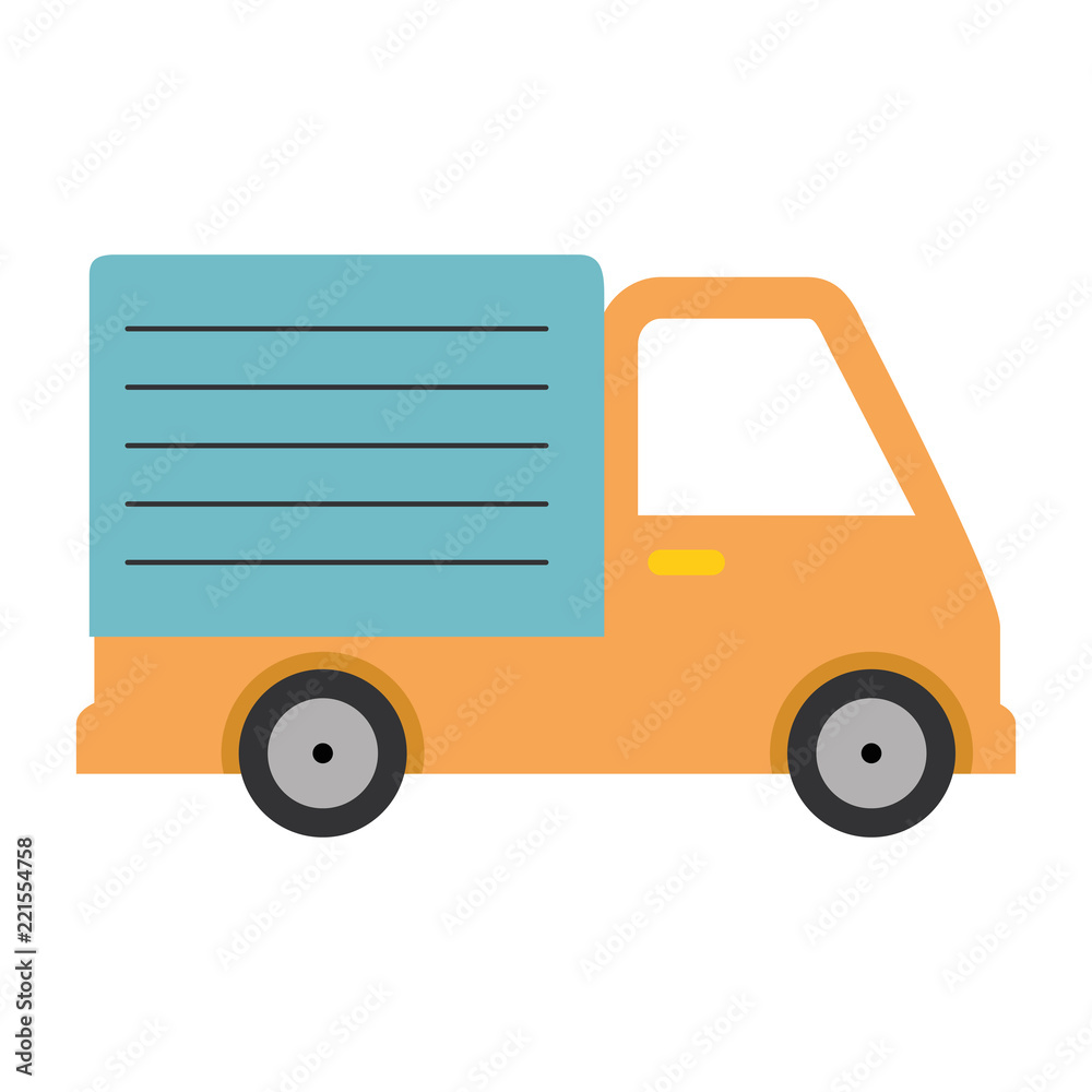delivery service truck isolated icon delivery service truck isolated icon