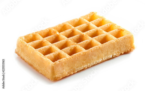 waffle on a white background