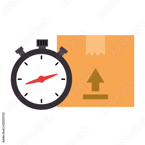 box carton with chronometer
