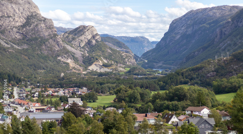 Village in the fjord