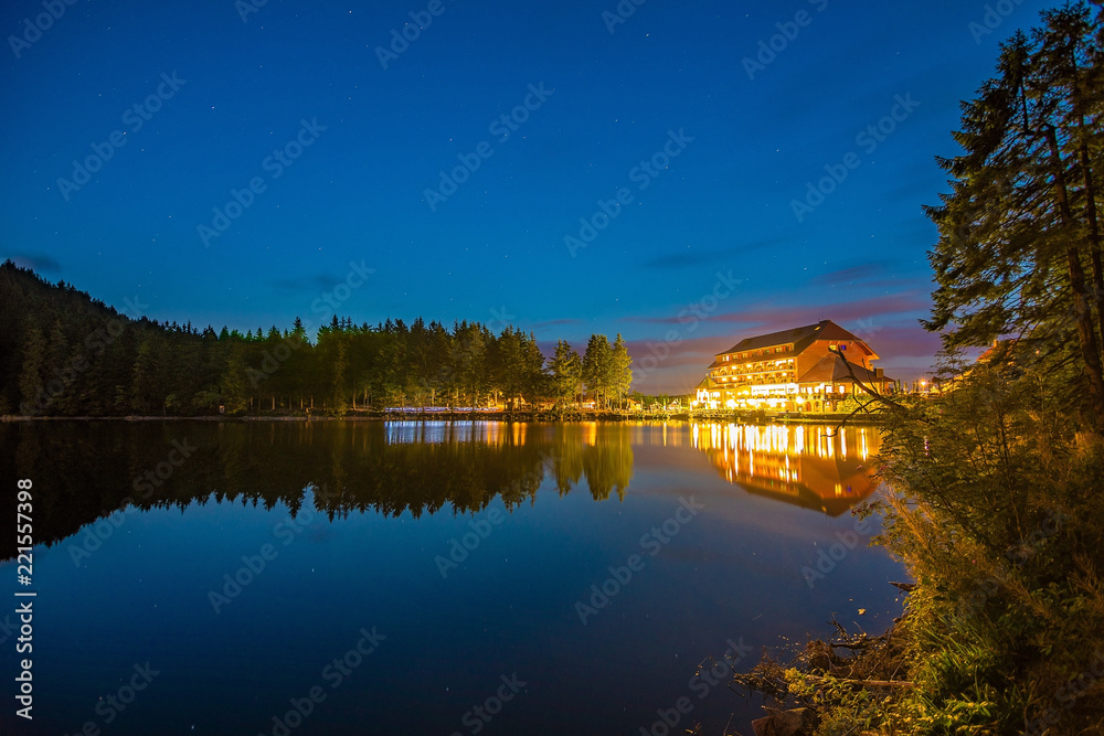 Mummelsee At Night, Black Forest / Schwarzwald Germany