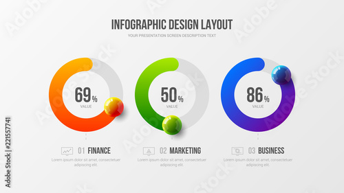 Amazing business infographic presentation vector illustration concept. Corporate marketing analytics data report creative design layout. Company statistics information graphic visualization template.