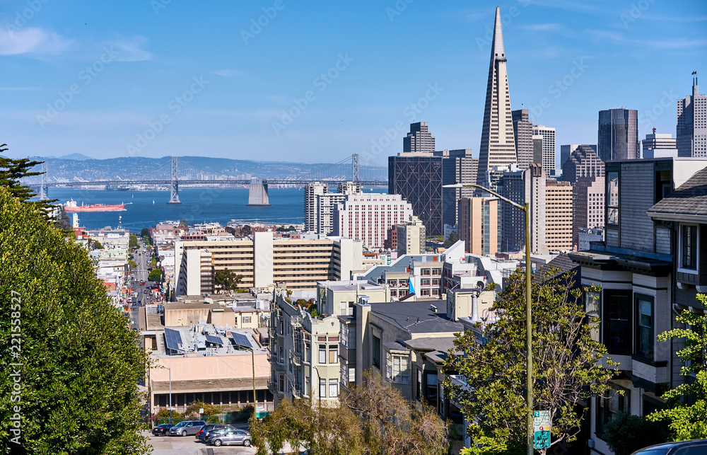 Fototapeta premium San Francisco skyline, California