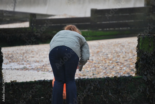 Leysdown-on-sea beach front, England photo