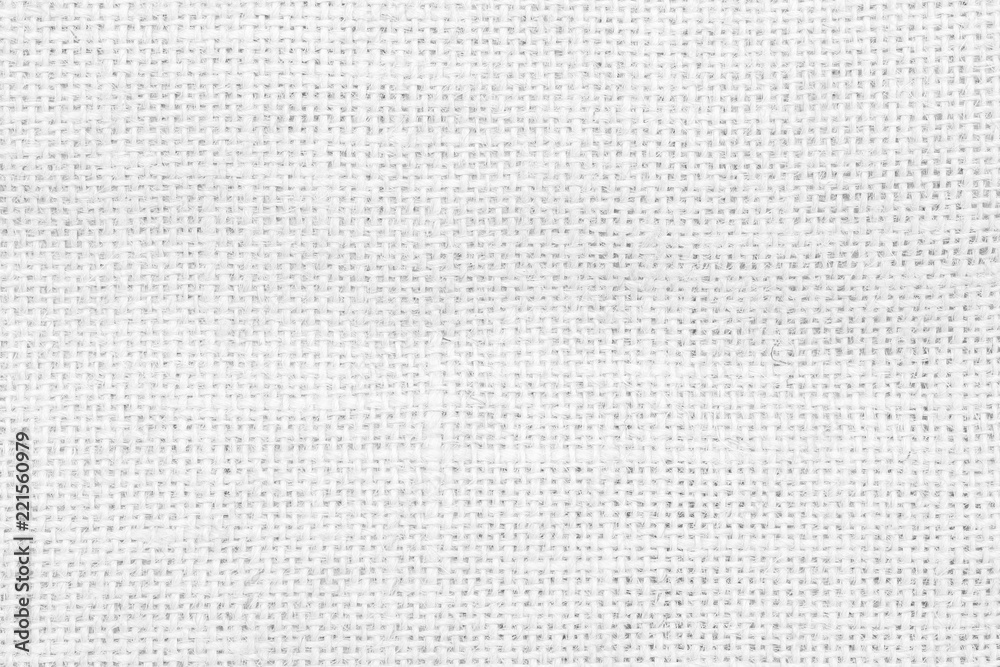 Hessian jute sackcloth woven burlap flax texture background in white color Hessian jute sackcloth woven burlap flax texture background in white color