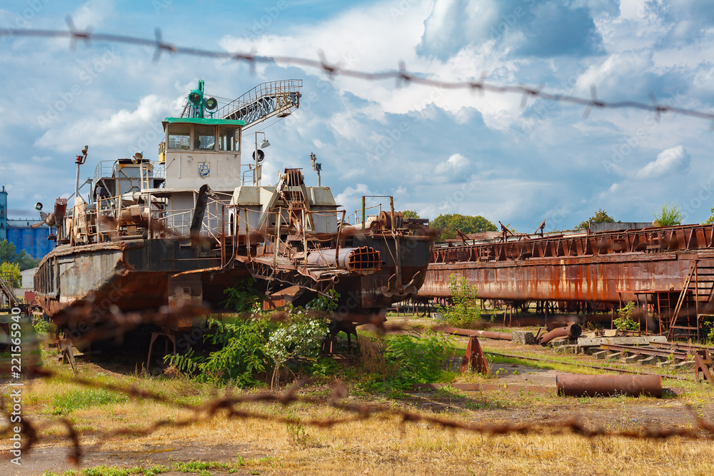 Obraz premium Abandoned ships