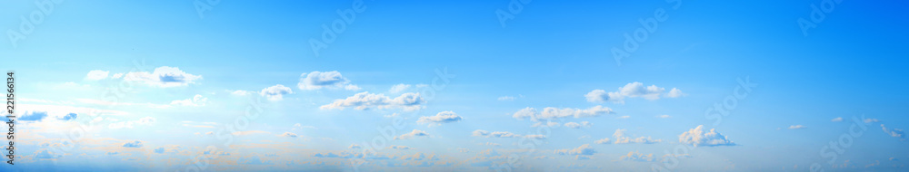 Obraz premium Sky clouds summer panorama