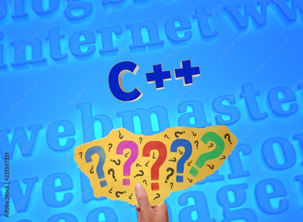 c++ Question Mark, Why How, Why Stock Photo Adobe Stock