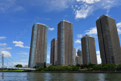 Sumida river in Tokyo