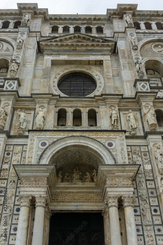 Details of the cathedral of Certosa di Pavia Carthusian Monastery, Pavia, Lombardy, Italy
