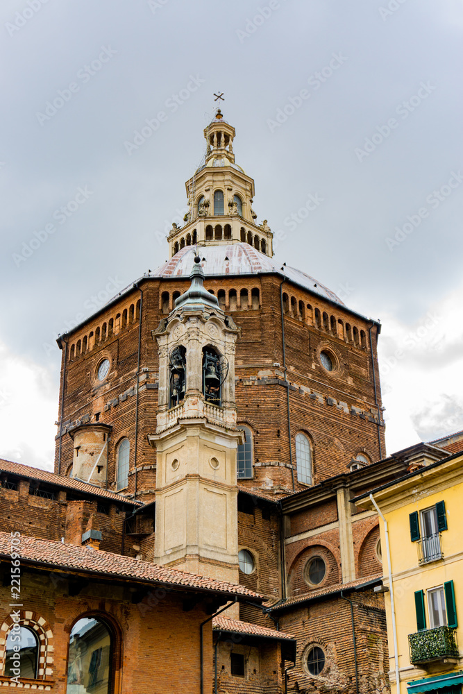 Renaissance Catholic Cathedral of Pavia (Duomo di Pavia), Lombardy, Italy