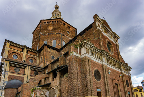 Obraz na płótnie Renaissance Catholic Cathedral of Pavia (Duomo di Pavia), Lombardy, Italy w salonie