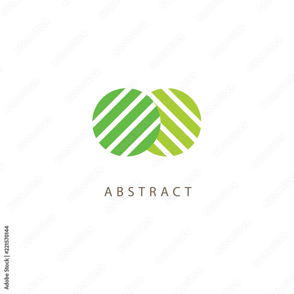 Abstract vetor logo vector design. Sign for business, internet communication company, digital agency, marketing. Modern decorative geometric icon.