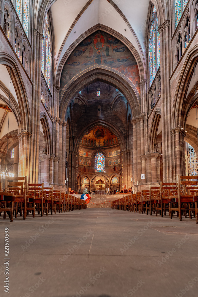 The Notre-Dame de Strasbourg cathedral The Notre-Dame de Strasbourg cathedral