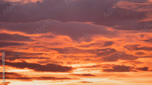 Colorful cloudy sky at sunset. Gradient color in the nature Thailand © Touch1976