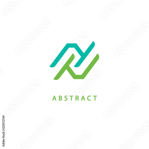 Free Download Abstract vetor logo vector design. Sign for business, internet communication company, digital agency, marketing. Modern decorative geometric icon. - GFXLoad