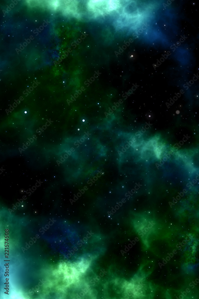 Galaxy stars. Abstract space background. 3d illustration