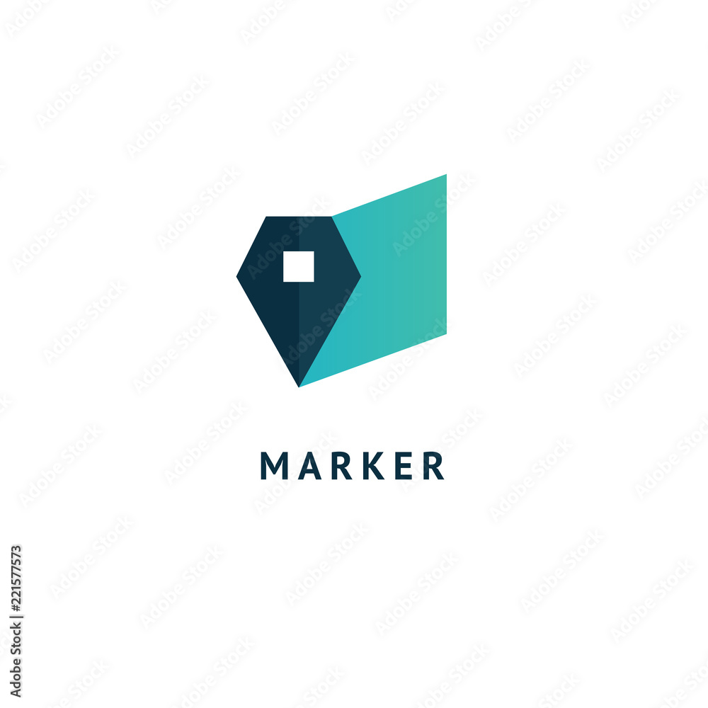 Map marker icon. Vector flat style illustration location pin logotype design. Location pin navigation logo template. Logo concept of navigator, guide, , booking hotel, Rent a Car, travel application. Map marker icon. Vector flat style illustration location pin logotype design. Location pin navigation logo template. Logo concept of navigator, guide, , booking hotel, Rent a Car, travel application.