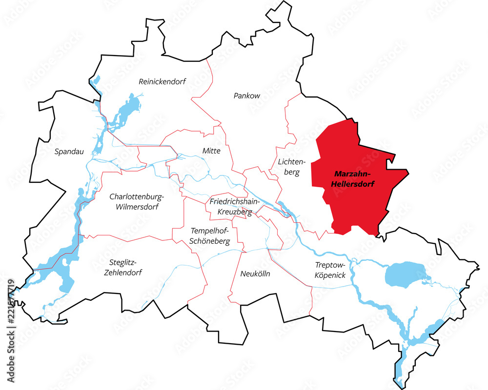 Berliner Bezirke - Marzahn-Hellersdorf