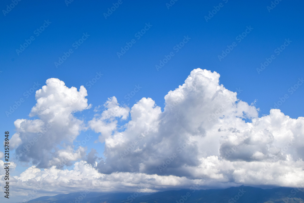 Fototapeta premium blue sky with clouds