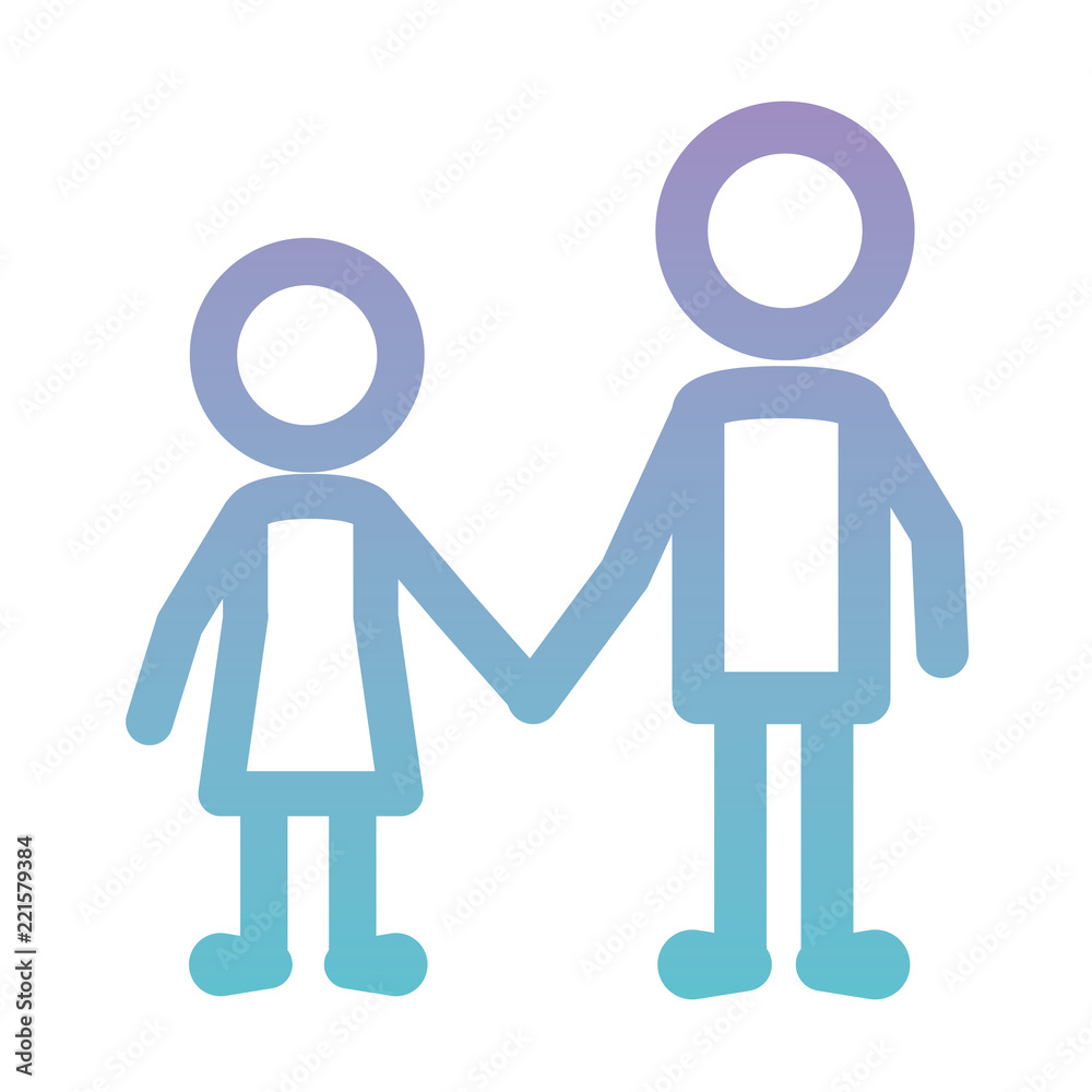 father with daughters figures silhouettes father with daughters figures silhouettes