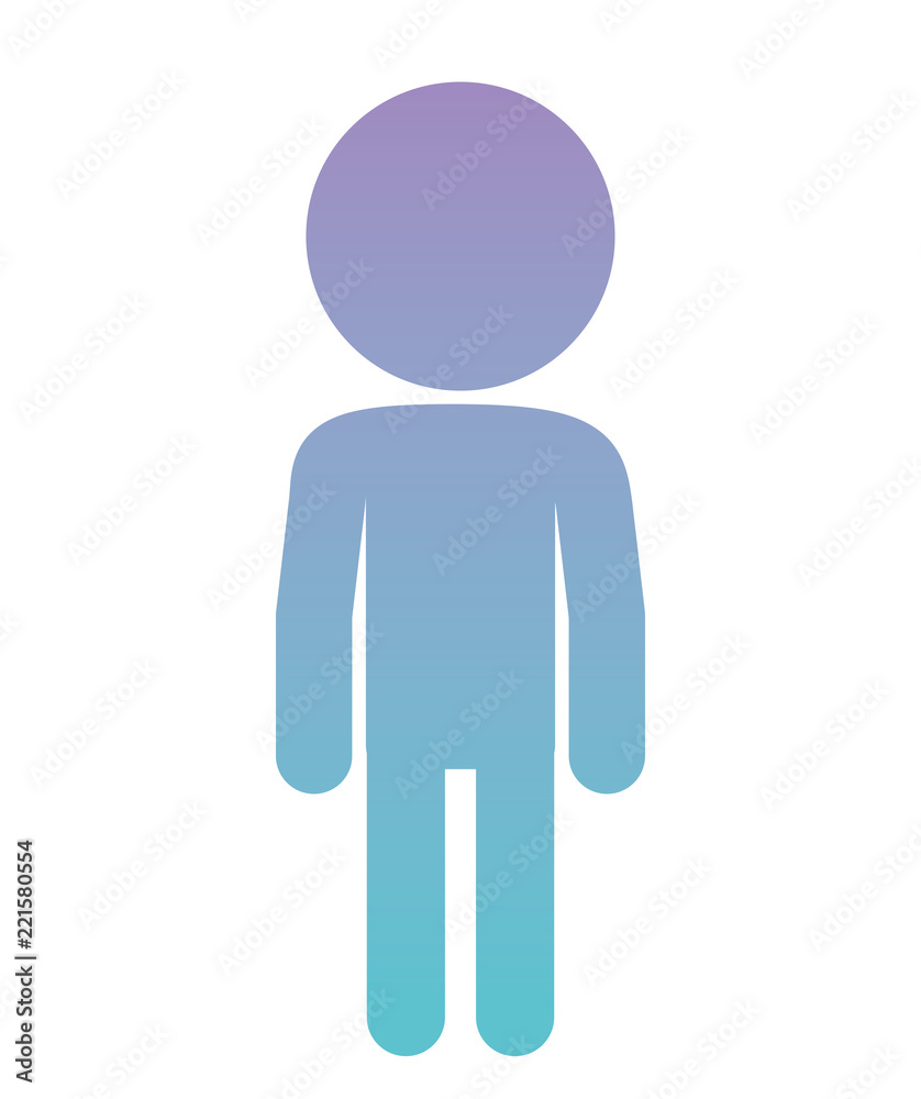 male figure human silhouette
