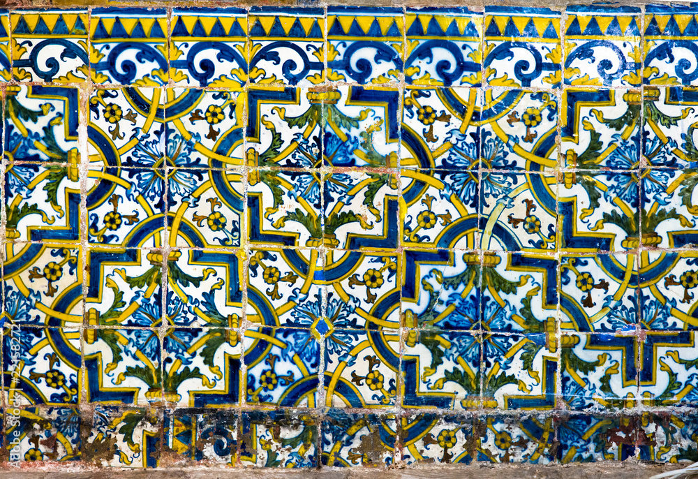 Azulejos à Loulé, Algarve, Portugal