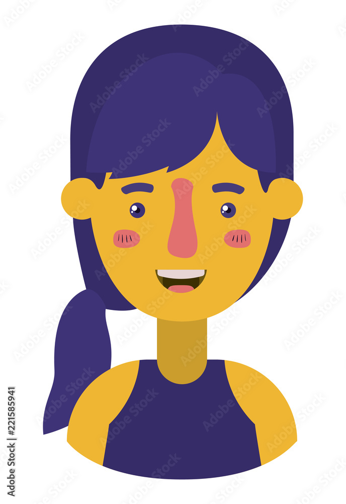 beautiful and young woman character beautiful and young woman character
