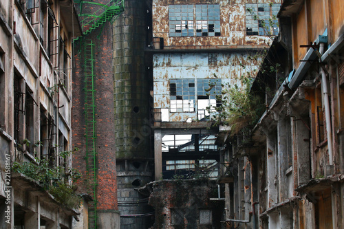 An abandoned factory in guangzhou, China