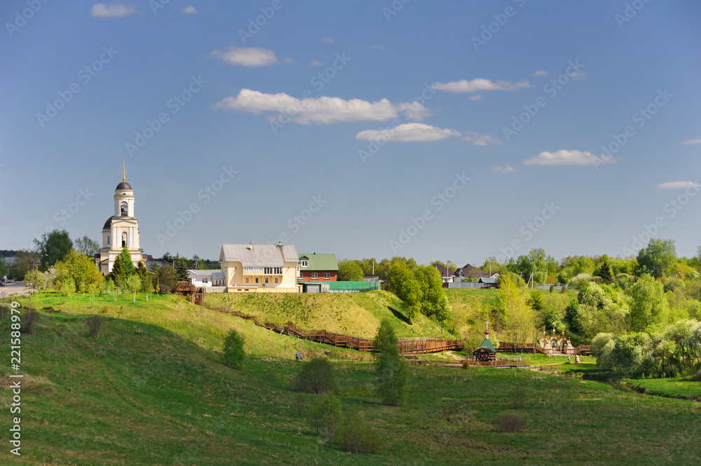 Spring in Radonezh, Moscow region, Russia