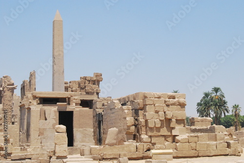 Obelisk at the Karnak Temple, Luxor, Egypt