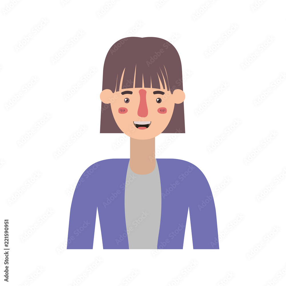 beautiful and young woman character beautiful and young woman character