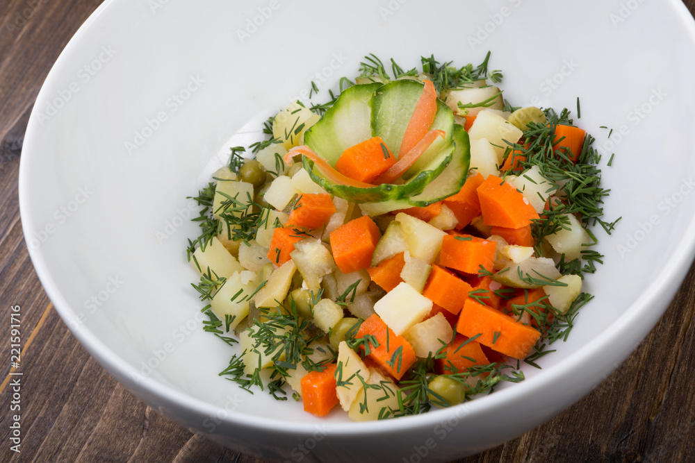 Mixed vegetables salad Mixed vegetables salad