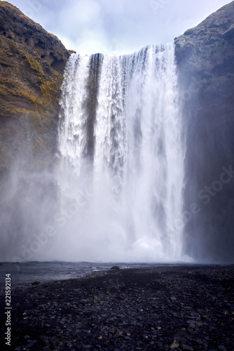 Skogafoss  is a waterfall in Iceland 