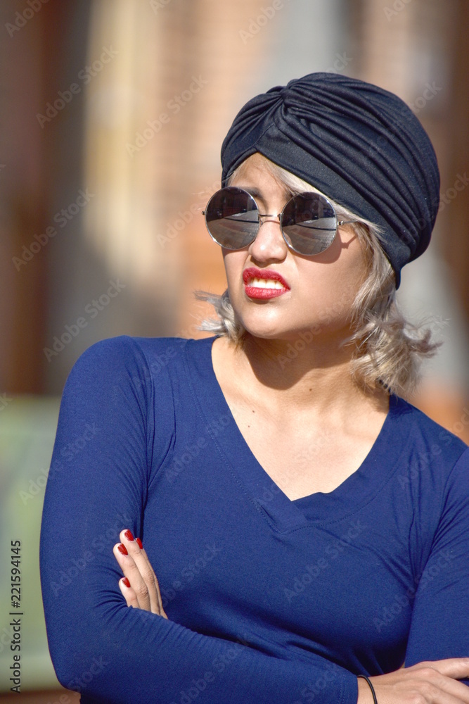 Unhappy Muslim Female Islamic Woman Unhappy Muslim Female Islamic Woman