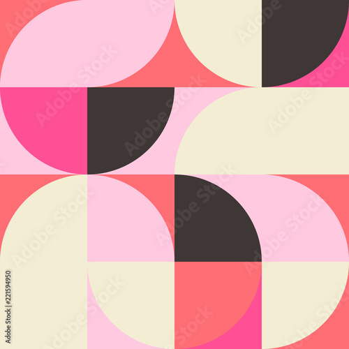 Minimalist background seamless pattern with simple shape