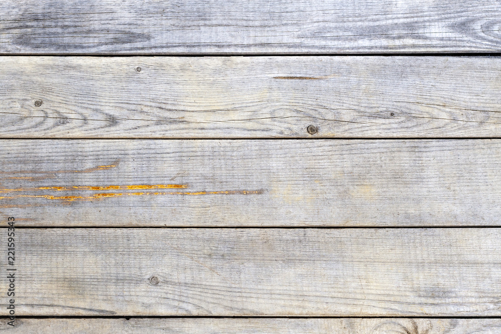 Fototapeta premium Texture of old light wooden planks.