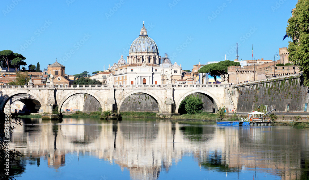Fiume Tevere, Ponte Sant'Angelo, Roma