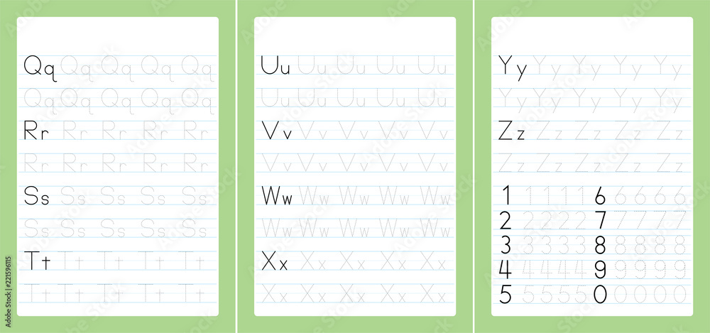 Printable Alphabet Letters  Print A4 size 1 letter per page