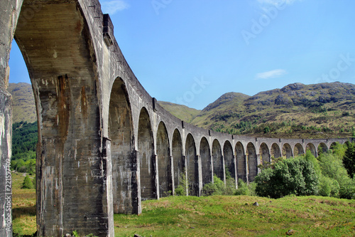 Εκτύπωση καμβά Glenfinnan Viadukt Viaduct Schottland Hogwarts Express