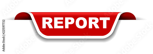 red and white banner report